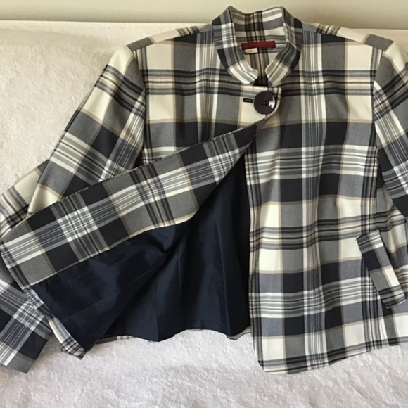 Plaid Women's Jacket - Picture 4 of 16